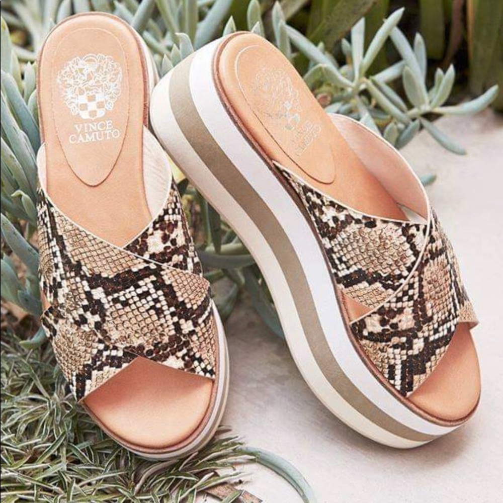 Vince Camuto Python Platform Slides - image 1